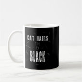 Cat Hair Is The New Black Funny  Koffiemok (Links)
