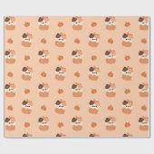 Cat Halloween Cadeaupapier (Vlak)
