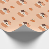 Cat Halloween Cadeaupapier (Hoek)