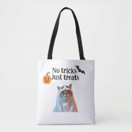 Cat Halloween canvas tas