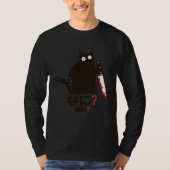Cat Halloween Cat Nani T-shirt (Voorkant)
