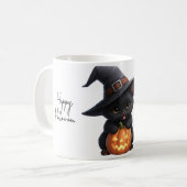 Cat Halloween Family Koffiemok (Voorkant links)