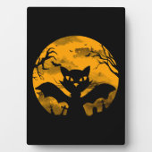 Cat Halloween Fotoplaat (voorkant)