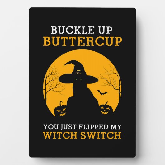 Cat Halloween Fotoplaat (voorkant)