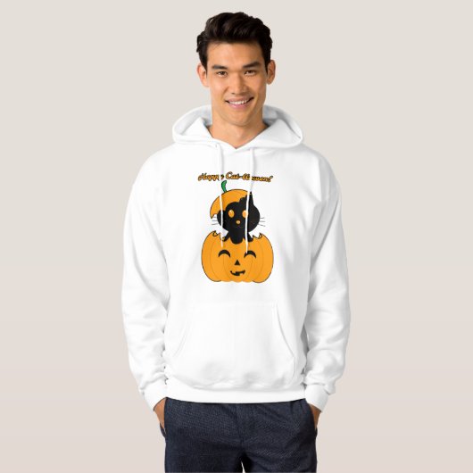 Cat-halloween Hoodie (Voorkant volledig)