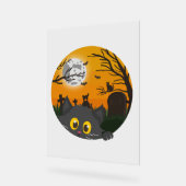 Cat Halloween Kitten Halloween Kostuum Acryl Bord (Hoek)