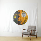 Cat Halloween Kitten Halloween Kostuum Wandkleed (In Situ (horizontaal))