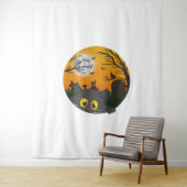 Cat Halloween Kitten Halloween Kostuum Wandkleed (In situ)