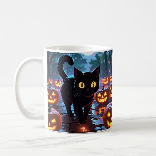 Cat Halloween Mok – Anime Spooky Mok (Links)