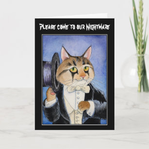 Cat Halloween Note or Greeting Card