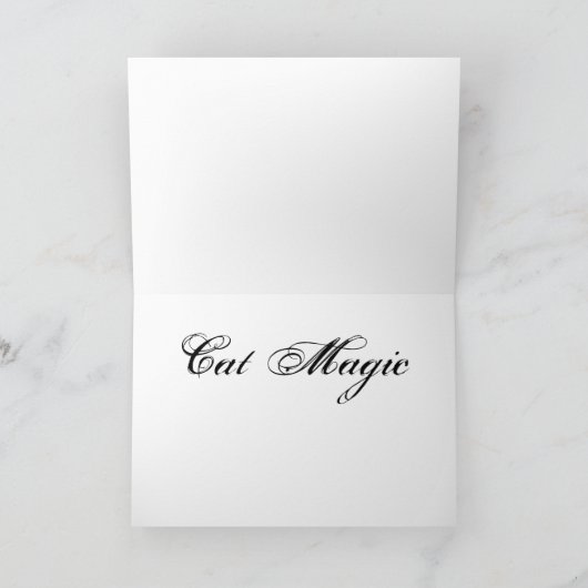 Cat Halloween of een wenskaart voor elke gelegenhe Kaart (Binnen)