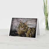 Cat Halloween of een wenskaart voor elke gelegenhe Kaart (Voorkant)