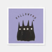 Cat & Halloween, personalized Servet (Voorkant)