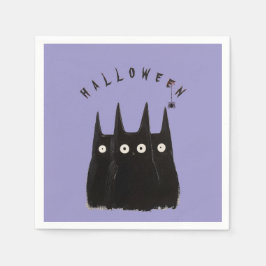 Cat & Halloween, personalized Servet