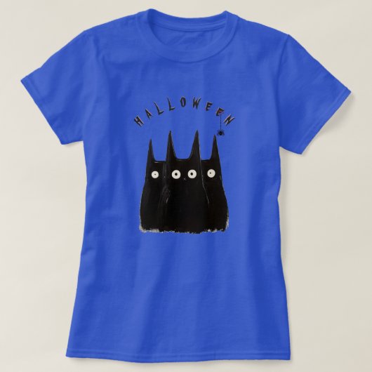 Cat & Halloween, personalized T-shirt (Design voorkant)