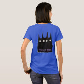 Cat & Halloween, personalized T-shirt (Achterkant volledig)