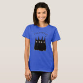 Cat & Halloween, personalized T-shirt (Voorkant volledig)