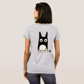 Cat & Halloween, personalized T-shirt (Achterkant volledig)