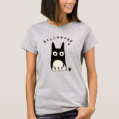 Cat & Halloween, personalized T-shirt (Voorkant)