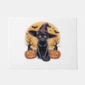 Cat Halloween Pumpkin Essential T-shirt Deurmat (Voorkant)