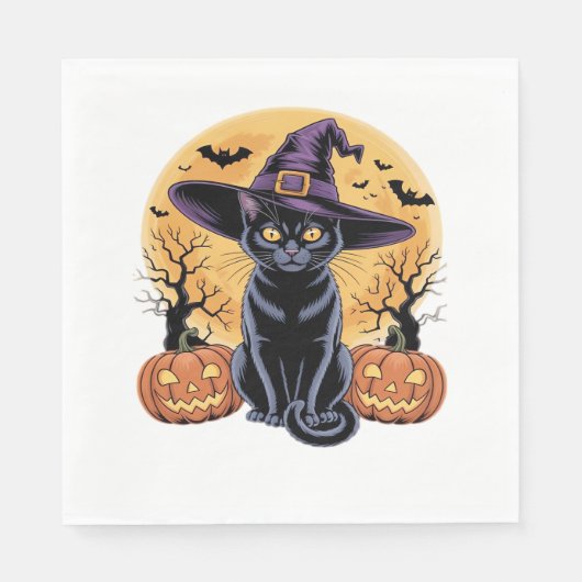 Cat Halloween Pumpkin Essential T-shirt Servet (Voorkant)