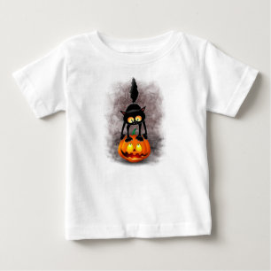 Cat Halloween Scared Cartoon Character op