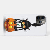 Cat Halloween Scared Cartoon op pompoen Case-Mate iPhone Case (Achterkant (horizontaal))