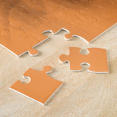 Cat Halloween Scared Cartoon op pompoen Legpuzzel (Zijkant)