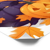 Cat Halloween Schattigee Schattige Funny Animal Ca Perfect Poster (Hoek)