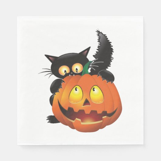 CAT HALLOWEEN SERVET (Voorkant)