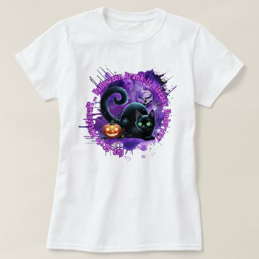 Cat Halloween Shirt (Design voorkant)