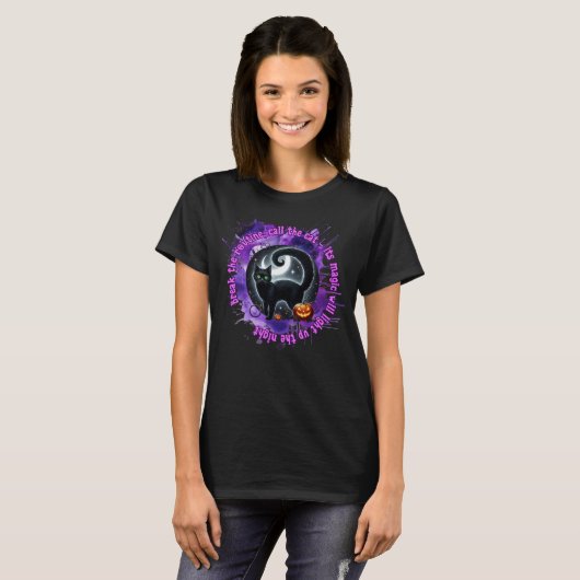 Cat Halloween Shirt (Voorkant volledig)