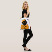 Cat-halloween Tote Bag (Op model)