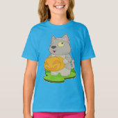 Cat Halloween Zombie T-shirt (Voorkant)