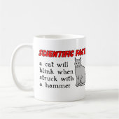 Cat Hammer Funny Mug Humor Koffiemok (Links)