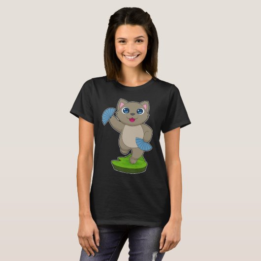 Cat Hand fan T-shirt (Voorkant volledig)