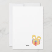 Cat Happy Birthday Kaart (Achterkant)