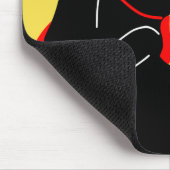 Cat Happy Cape Mousepad Simple Cute Kat Muismat (Hoek)