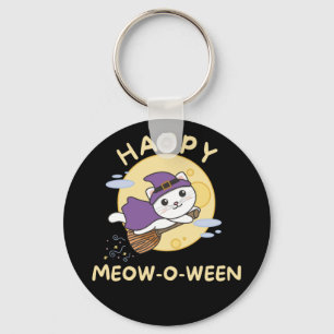 Cat Happy Halloween Happy Meow-o-ween Sleutelhange Sleutelhanger