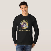 Cat Happy Halloween Happy Meow-o-ween T-shirt (Voorkant volledig)