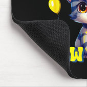 Cat Happy New Year Mew Year Funny New Years Party Muismat (Hoek)