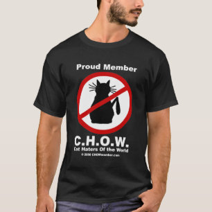 Cat Haters C.H.O.W. Logo T-shirt