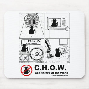 Cat Haters Cartoon Mousepad Muismat