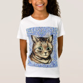 Cat head drawing by Louis Wain  T-shirt (Voorkant)