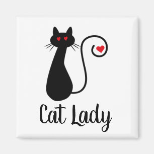 Cat Heart Magnet