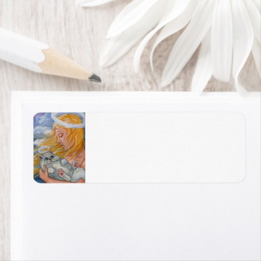 CAT HEAVEN Angel Label (Insitu)