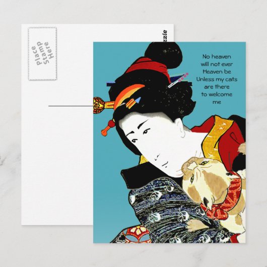 Cat Heaven Briefkaart (Voorkant / Achterkant)