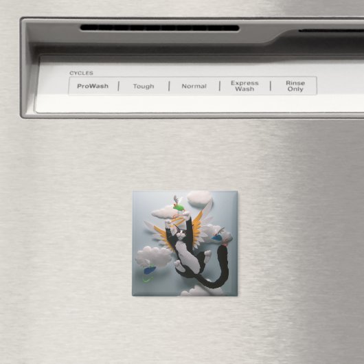 Cat Heaven Magnet (Insitu (Vaatwasser))