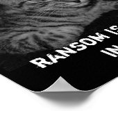 Cat heeft je tong ontvoerders Cat Criminals Spoof Poster (Hoek)