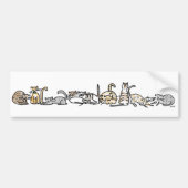 Cat Herd Bumpersticker (Voorkant)